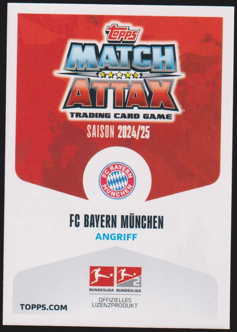 Topps Match Attax 2024-25 Michael Olise FC Bayern München Bundesliga Parallel – Bild 2