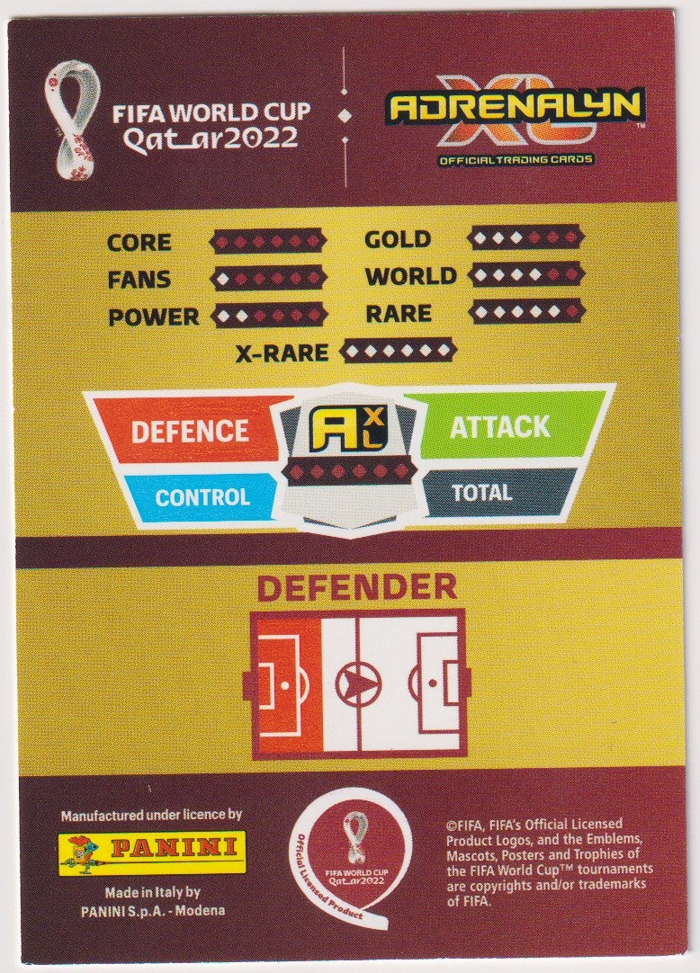 Panini FIFA World Cup Qatar 2022 Adrenalyn Marquinhos Brasilien Parallel – Bild 2