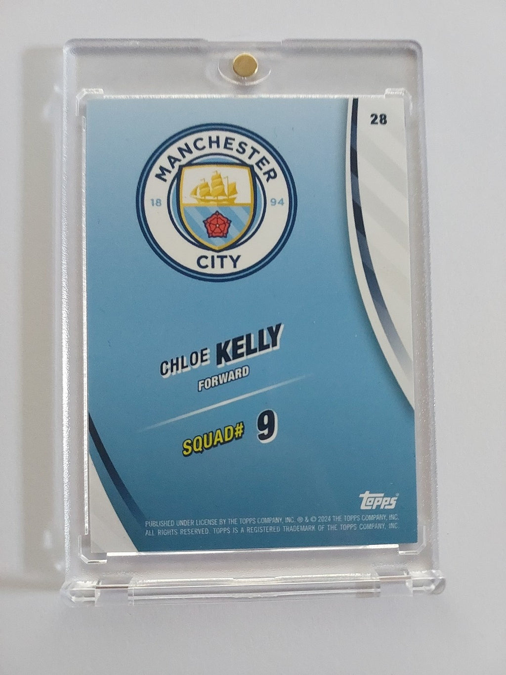 Topps Manchester City Blue Moon 2024-25 Chloe Kelly Premiere League – Bild 2