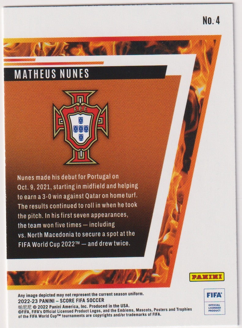 Panini Hot Rookies 2022-23 Matheus Nunes Rookie Portugal 2022-23 Panini - – Bild 2