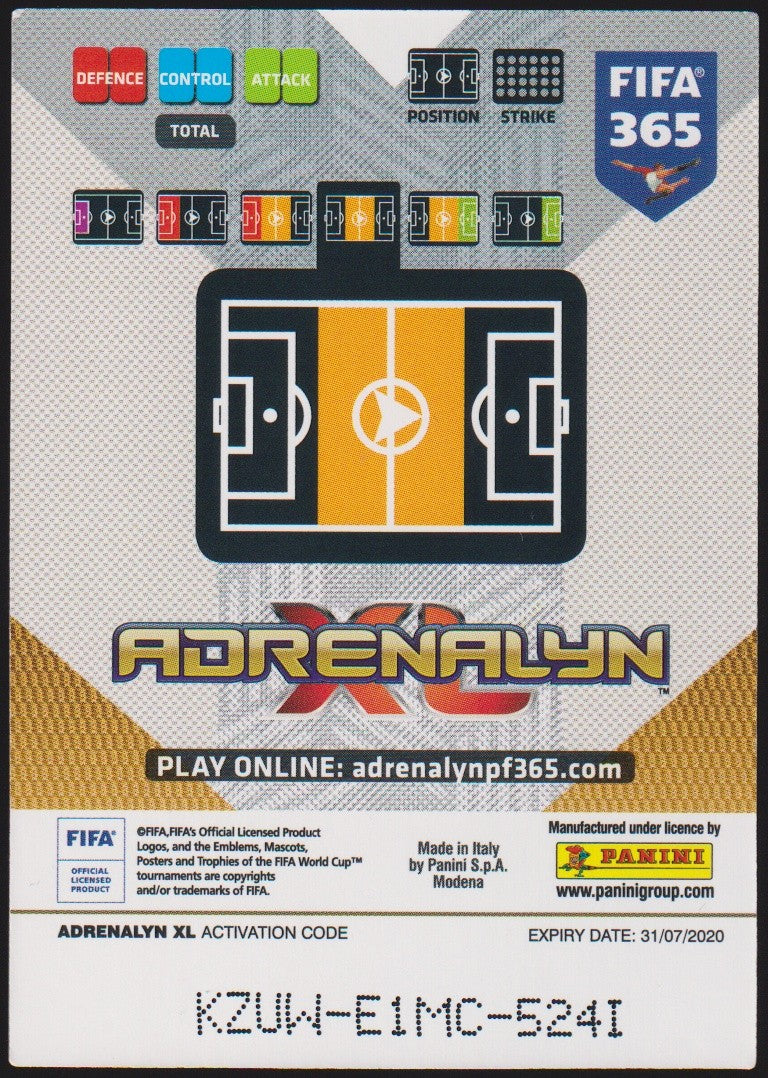 Panini S.p.A. FIFA 365 Paul Pogba Manchester United Adrenalyn XL Parallel Rare – Bild 2