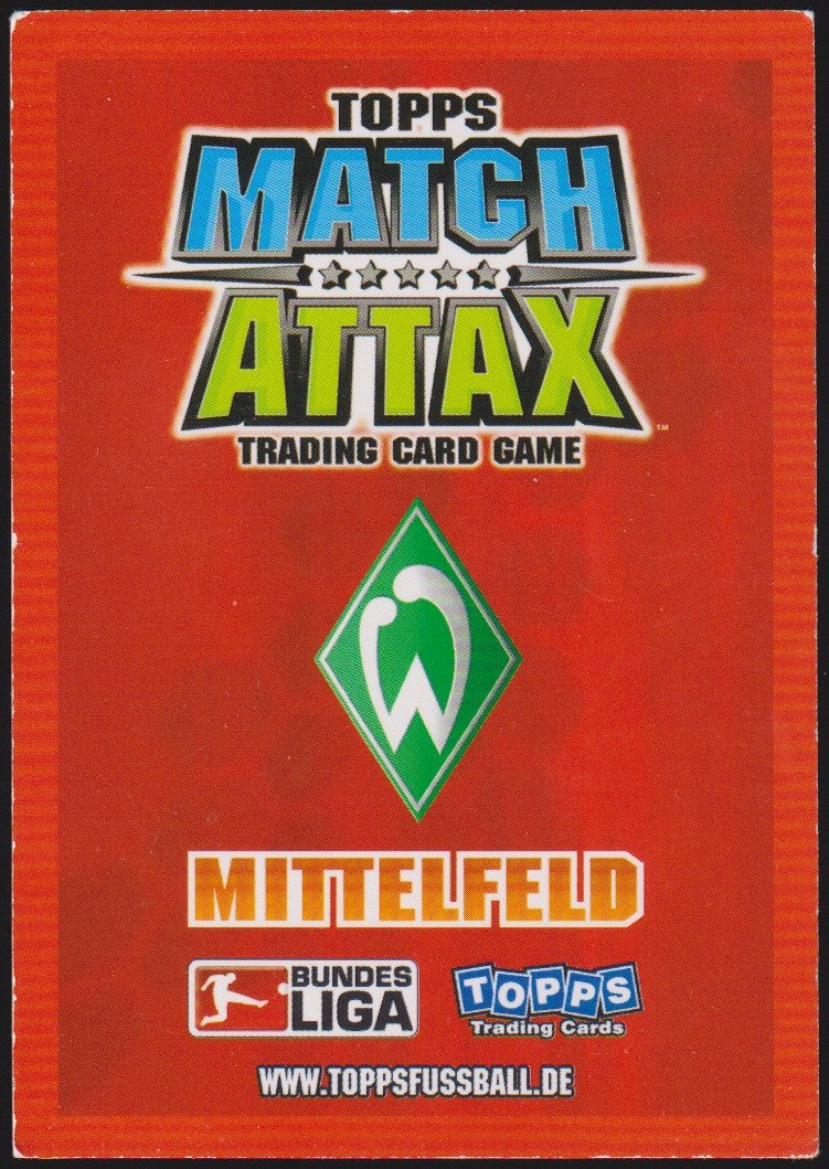 Topps Match Attax Mesut Özil Werder Bremen Bundesliga Parallel Rare – Bild 2