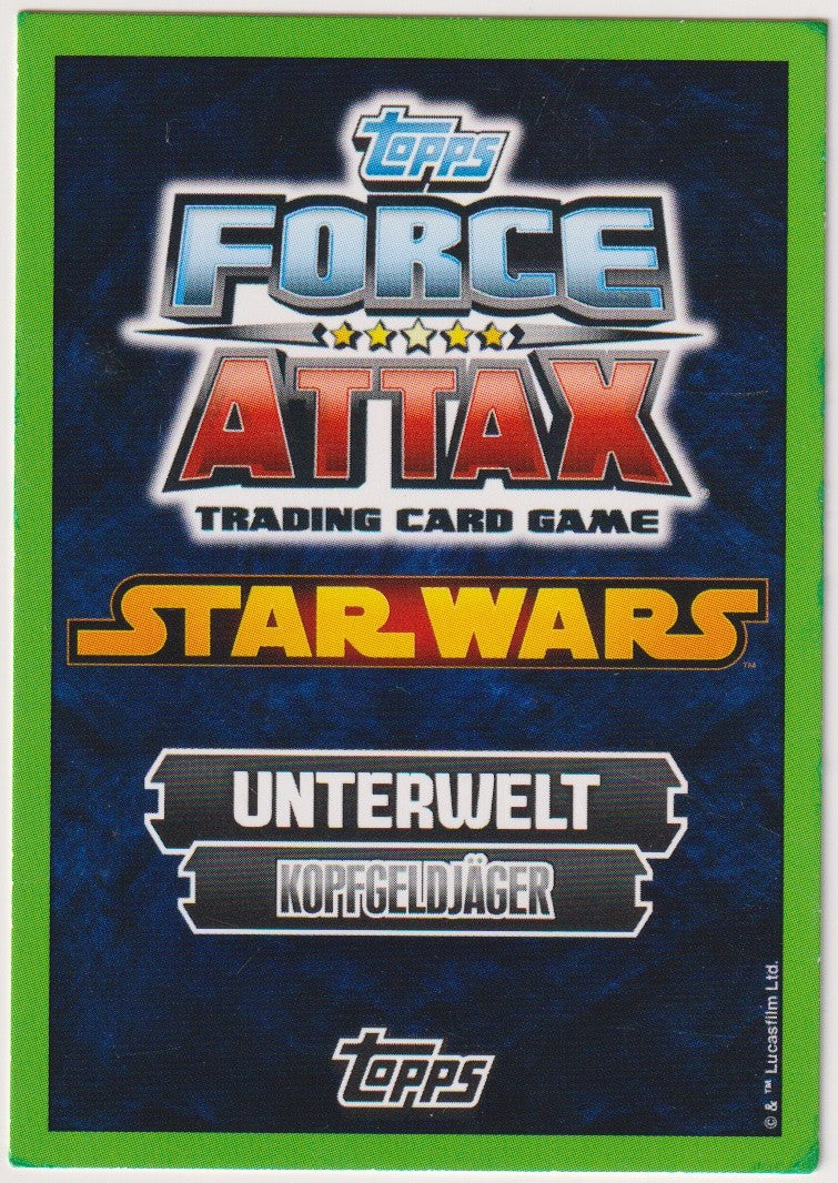 Topps Star Wars 2010 Embo Kopfgeldjäger Unterwelt TCG Rare #31 – Bild 2