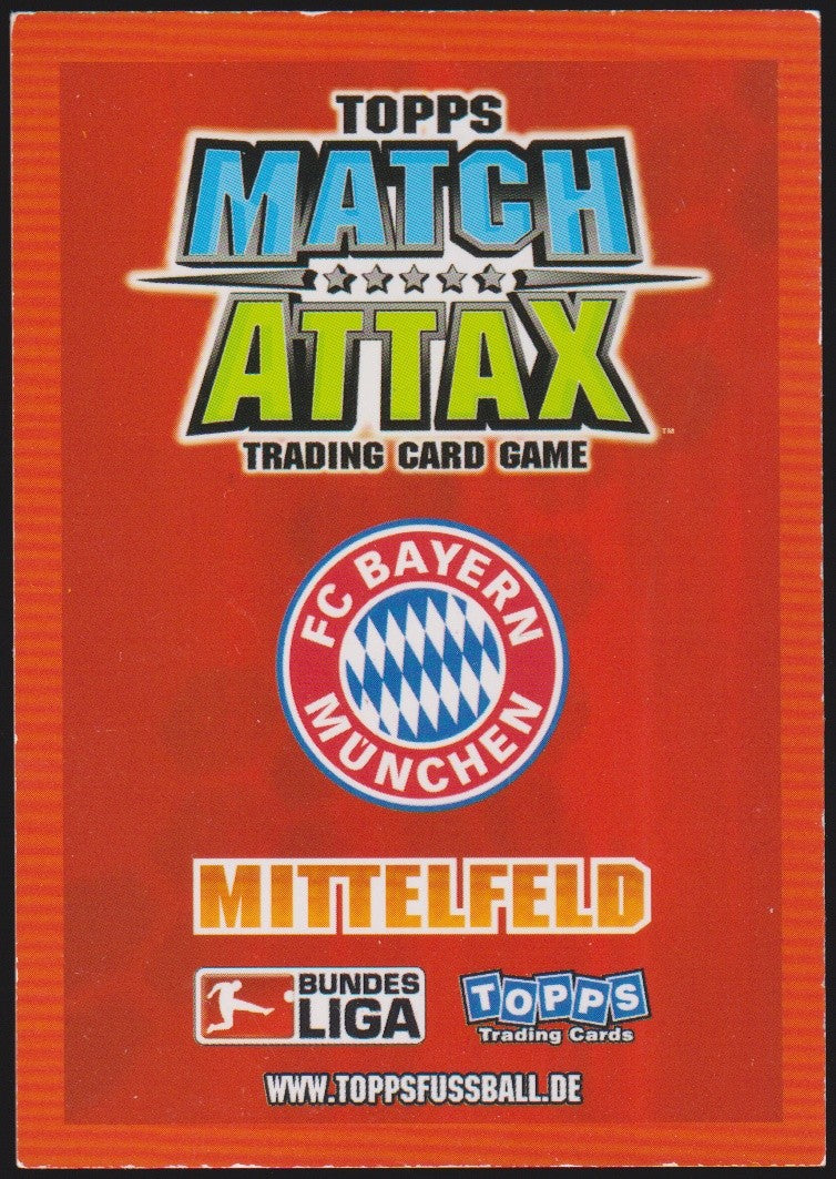 Topps Match Attax Bastian Schweinsteiger FC Bayern München Bundesliga Parallel – Bild 2