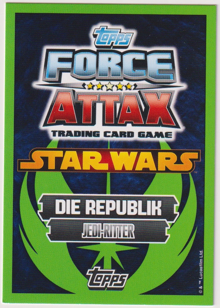 Topps Star Wars 2015 Yoda Republik Jedi-Ritter TCG Rare – Bild 2