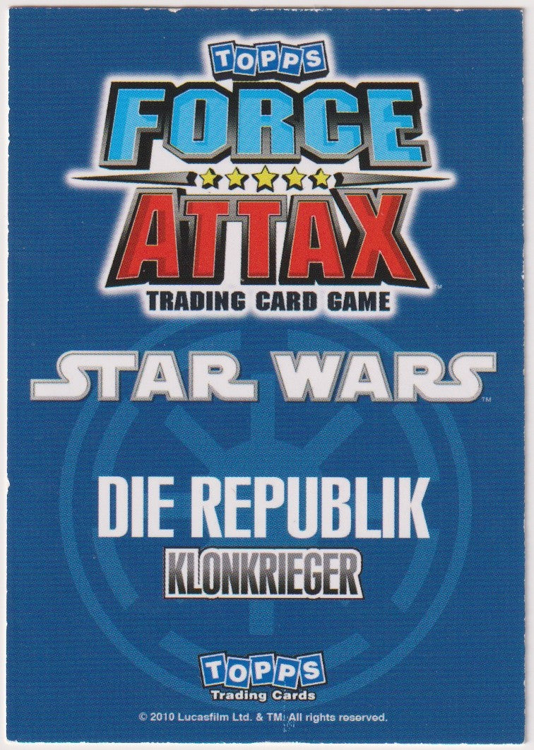 Topps Star Wars 2010 ARF Krieger Republik TCG Rare Nr. 36 – Bild 2