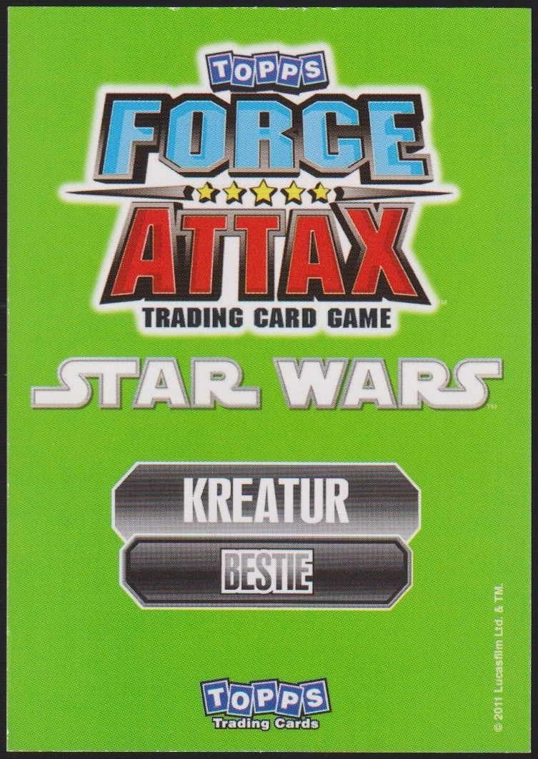 Topps Star Wars 2011 Zillo Beast Monster / Kreatur / Bestie TCG Rare #168 – Bild 2
