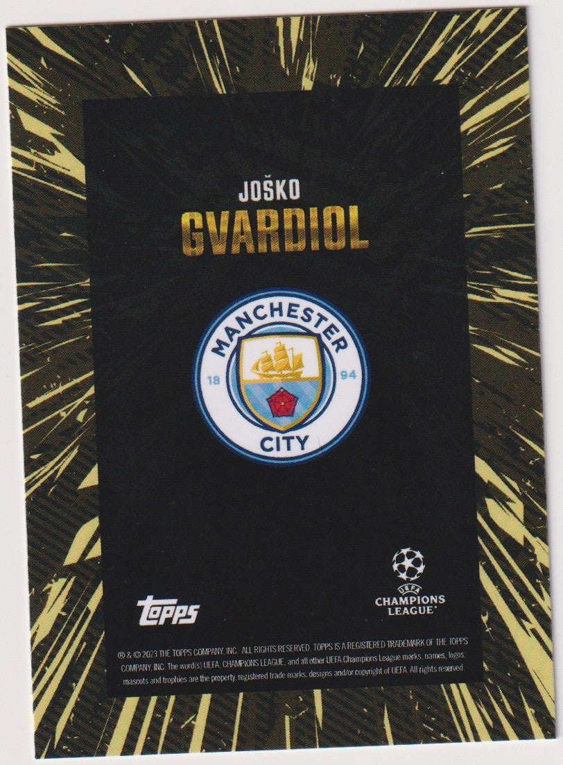 Topps X WHIP Josko Gvardiol Manchester City Parallel Rare – Bild 2
