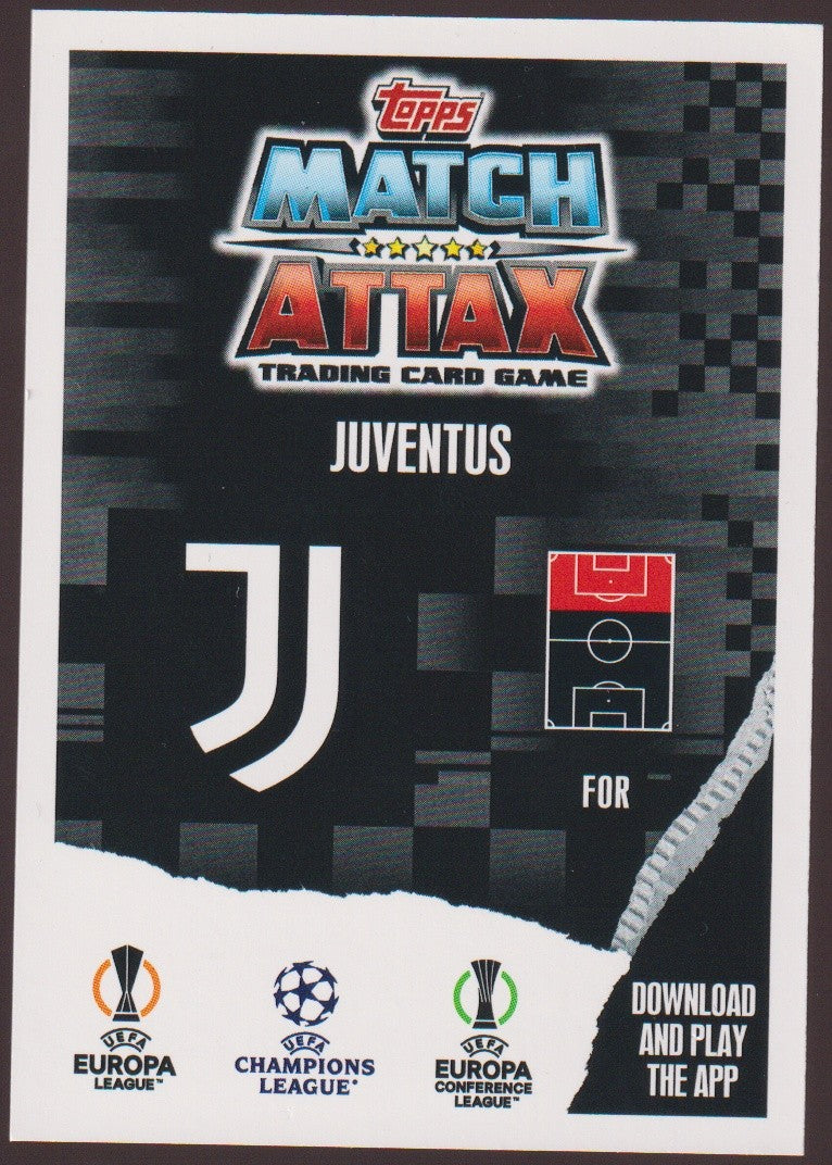 Topps Match Attax Matías Soule Rookie Juventus Parallel Rare – Bild 2