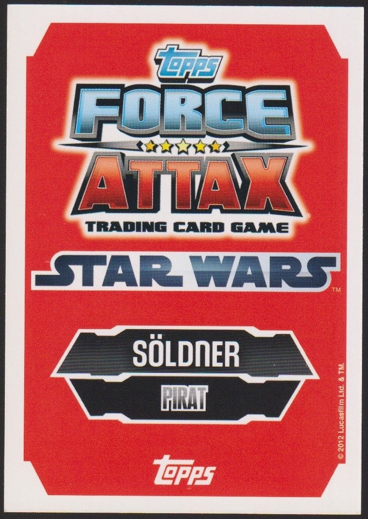 Topps Star Wars 2012 Ko-5D Pirat Söldner Kopfgeldjäger TCG Rare #148 – Bild 2