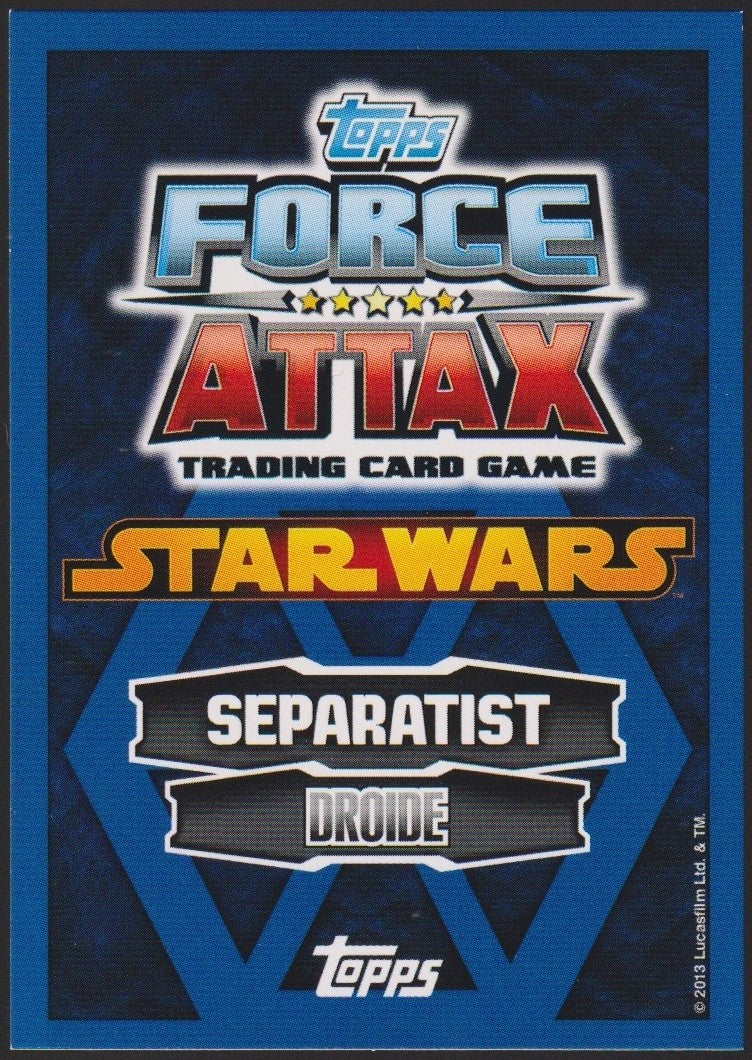 Topps Star Wars 2013 AQUADROIDE SEPARATIST TCG Rare #131 – Bild 2