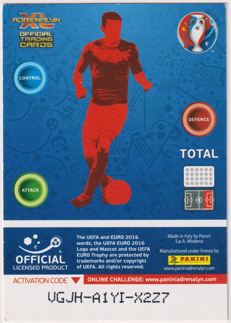Panini Adrenalyn 2014-15 Giorgio Chiellini Italien Legend Vintage Parallel – Bild 2