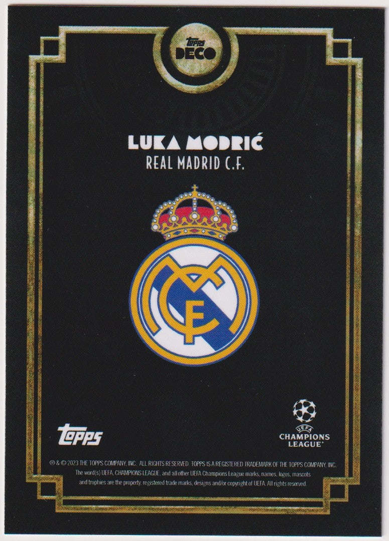 Topps Stadium Club Chrome 2023-24 Luka Modrić Real Madrid C.F. Parallel Rare – Bild 2
