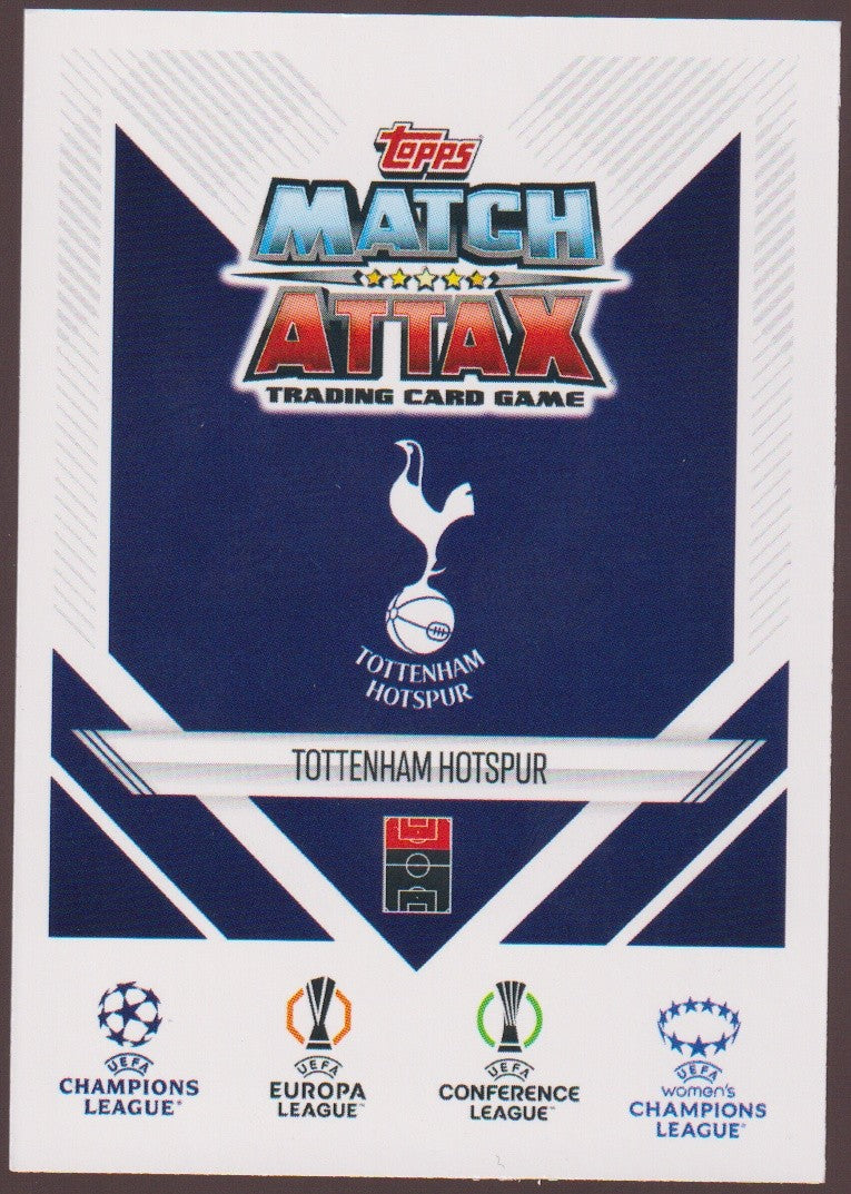 Topps Match Attax Dominic Solanke Tottenham Hotspur Limited Edition Parallel – Bild 2