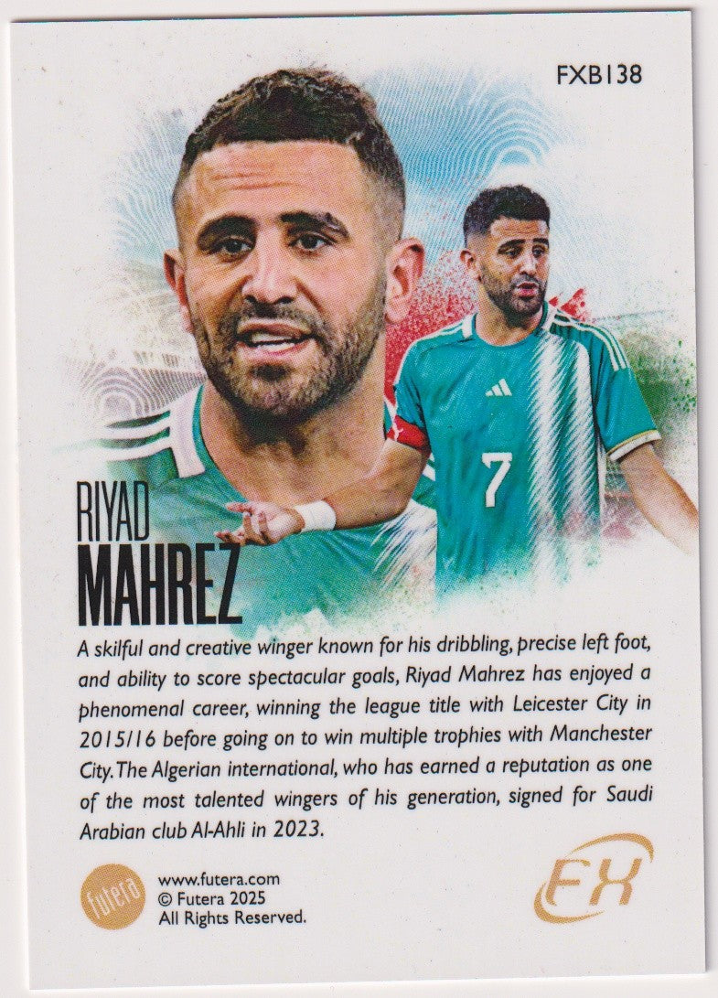 Futera 2023-24 Riyad Mahrez Algerien Parallel Rare FXB138 – Bild 2