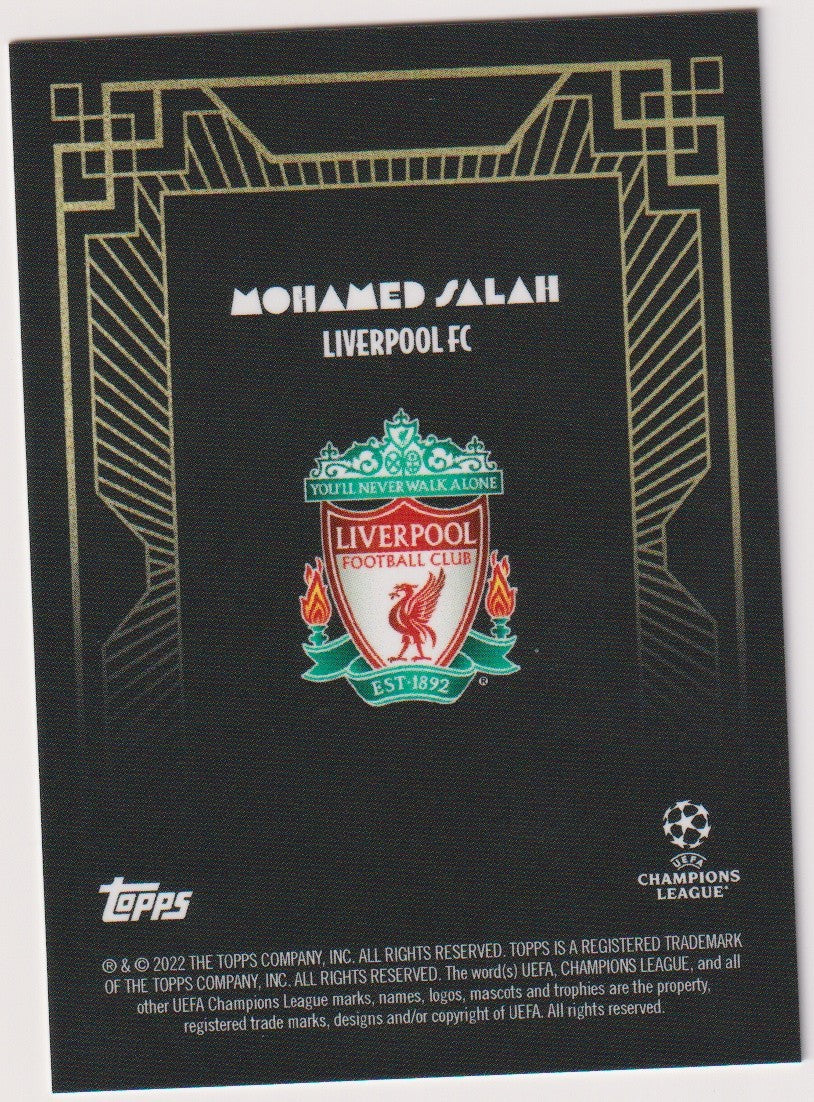 Topps Deco 2021-22 Mohamed Salah Liverpool FC Parallel Rare – Bild 2