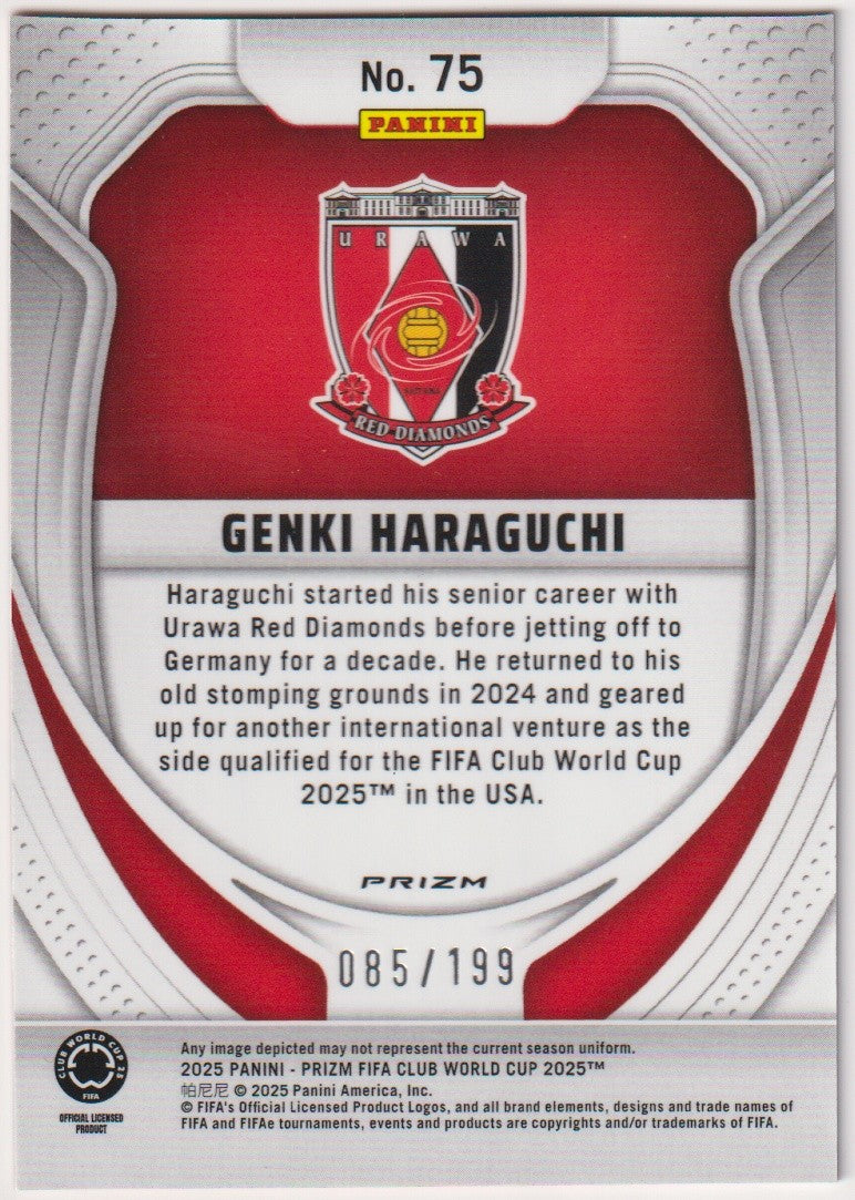 Panini Prizm 2024-25 Genki Haraguchi Urawa Red Diamonds FIFA Club World Cup – Bild 2