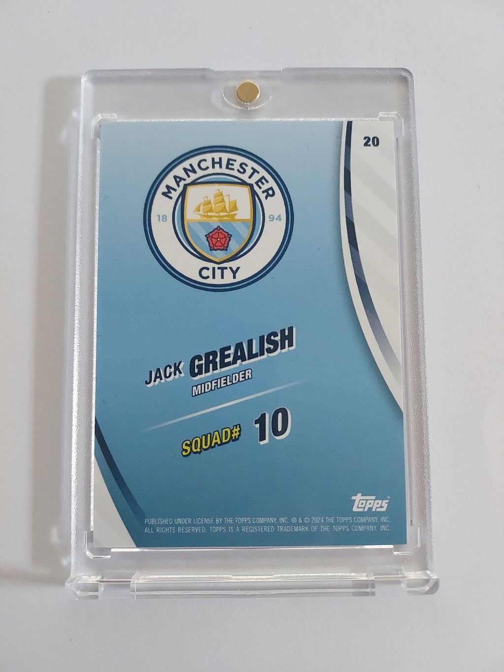 Topps Manchester City Forever 2024 Jack Grealish Premiere League – Bild 2