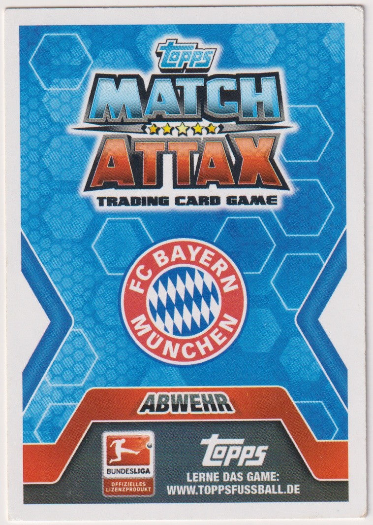 Topps Match Attax Philipp Lahm FC Bayern München BUNDESLIGA OFFIZIELLES – Bild 2
