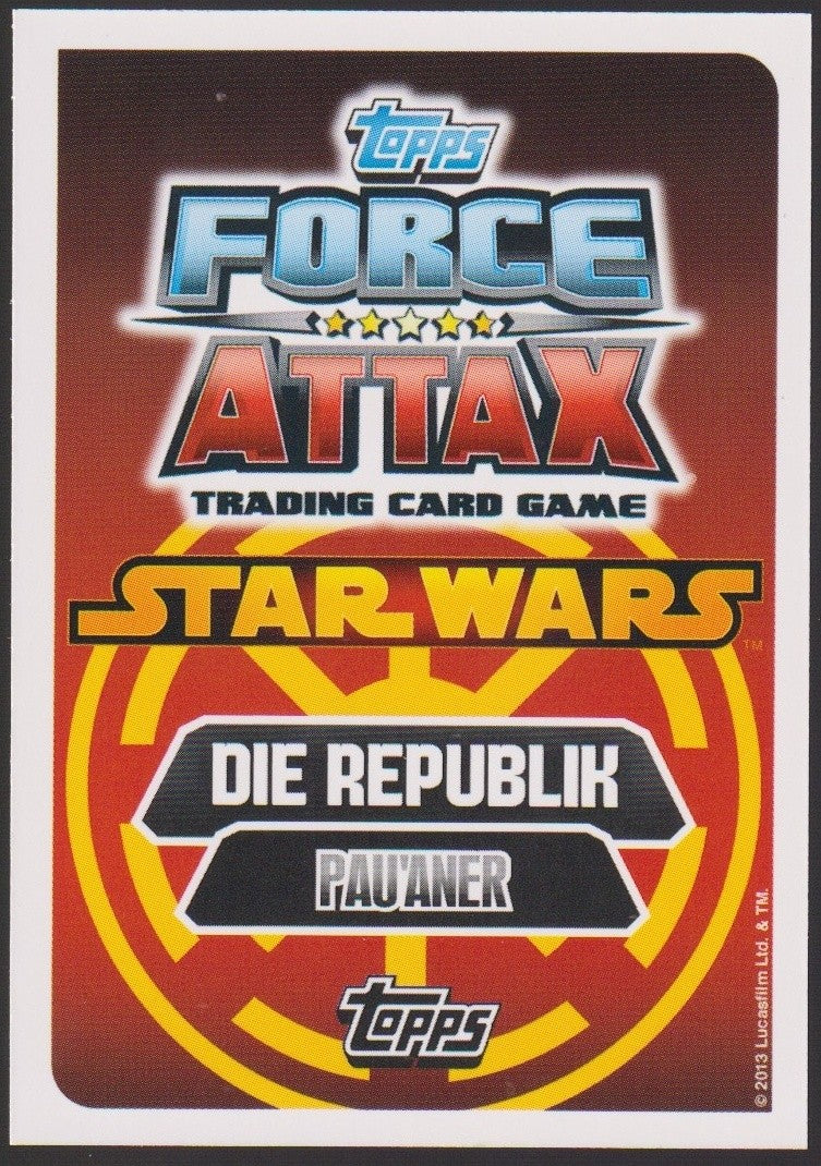 Topps Star Wars 2013 Utapaun Krieger Republik (Film Version) TCG Rare #125 – Bild 2