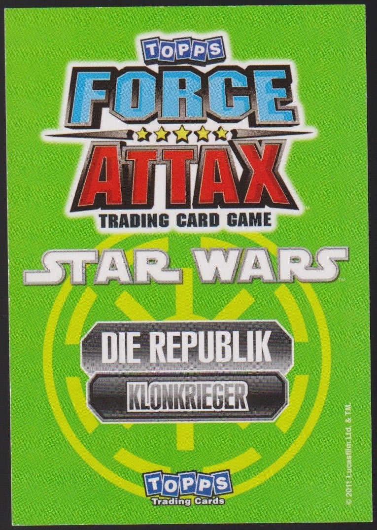 Topps Star Wars 2011 KLON-CAPTAIN KEELEI Republik TCG Rare #61 – Bild 2