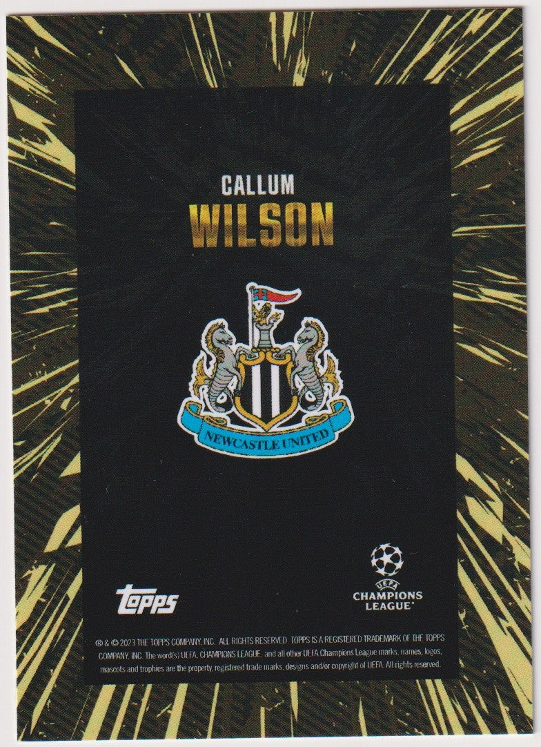 Topps UEFA Champions League Callum Wilson Newcastle United x Whip Parallel Rare – Bild 2