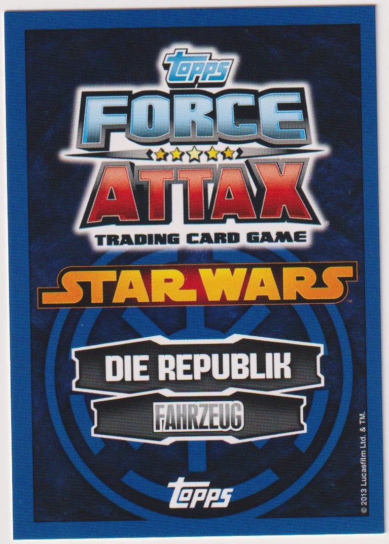 Topps Star Wars 2013 Jedi-Sternenjäger Republik TCG Rare #59 – Bild 2