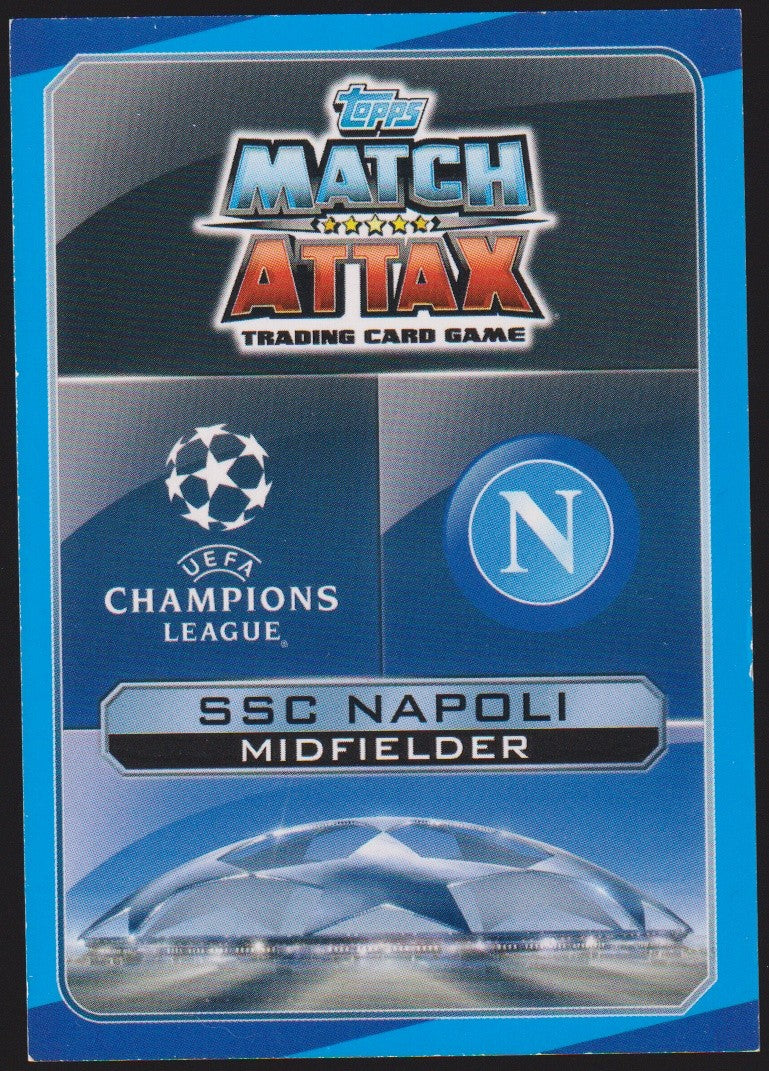 Topps Match Attax 2018-19 Jorginho & Allan SSC Napoli Champions League Parallel – Bild 2