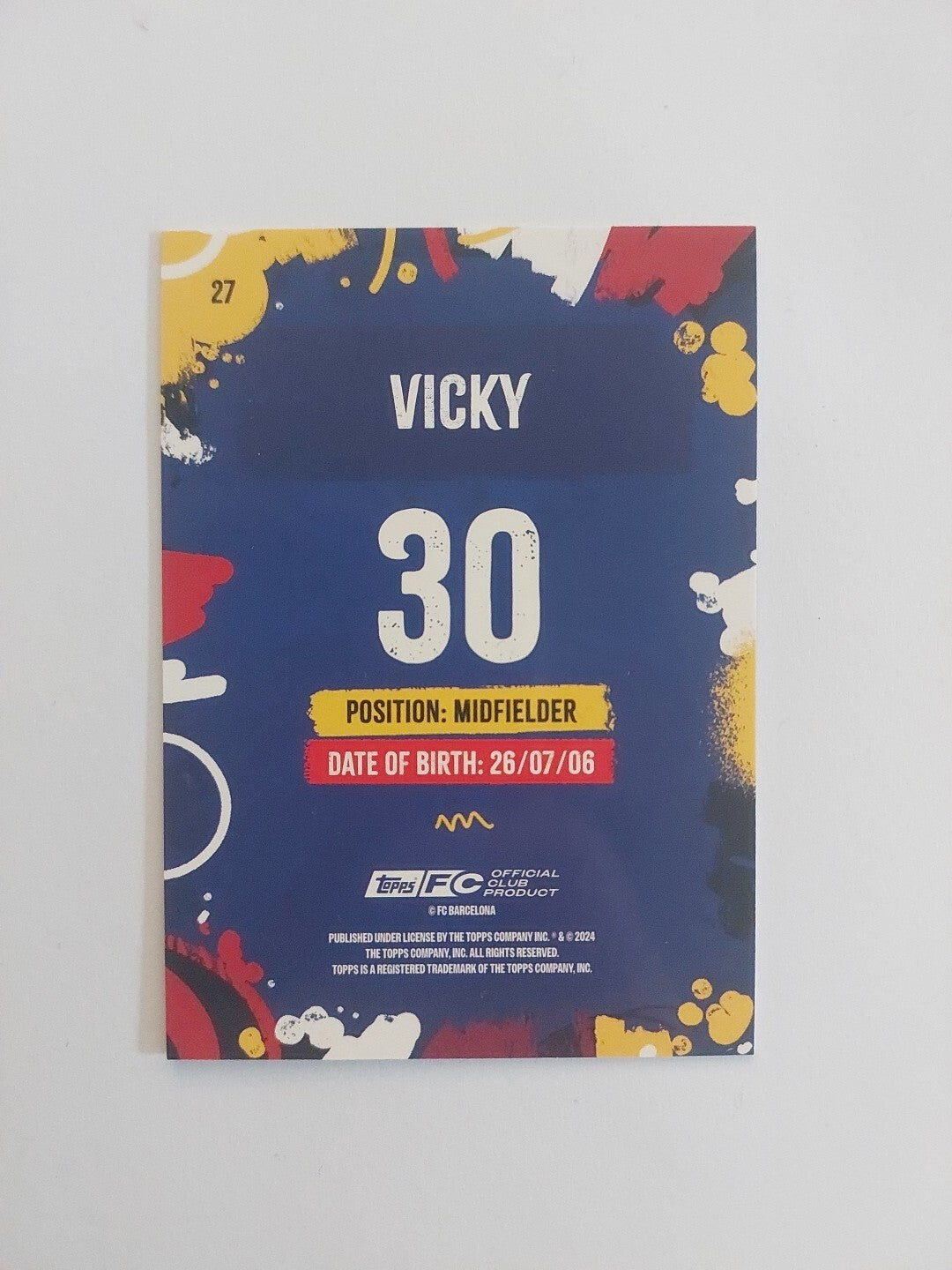 Topps Barcelona Team Set 2024-25 Vicky (Spcial Limited Edition) – Bild 2