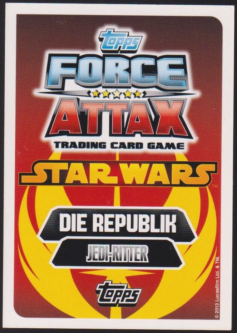Topps Star Wars 2013 Anakin Skywalker Jedi (Film Version) TCG Ultra Rare #95 – Bild 2