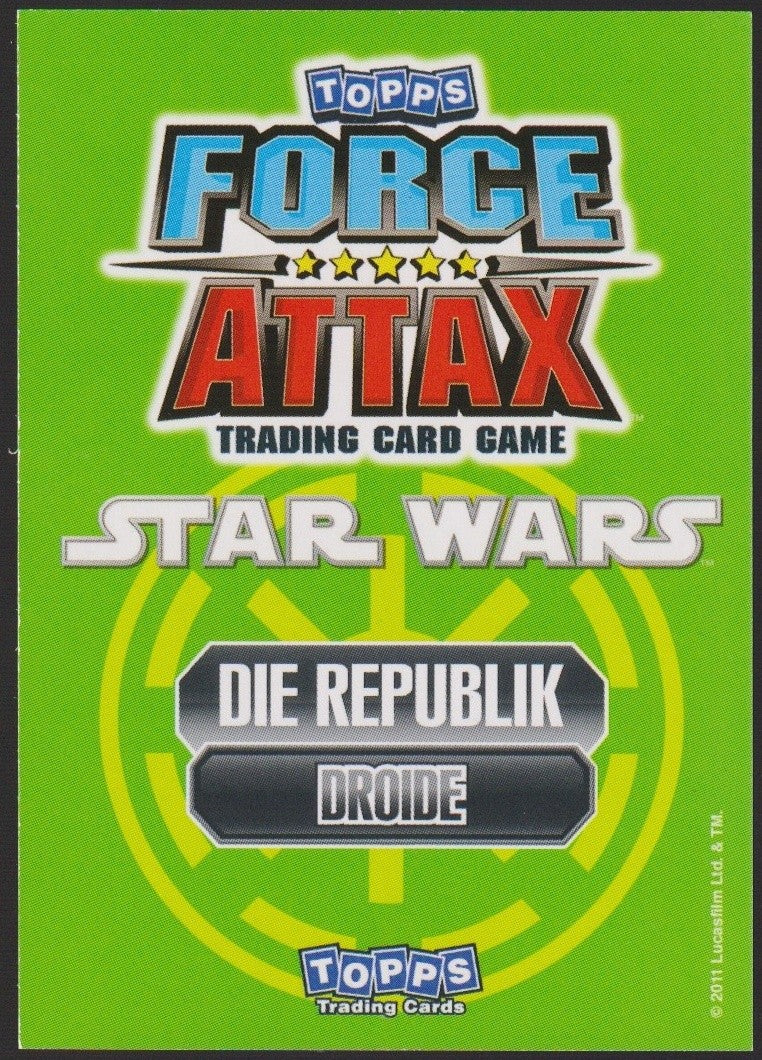 Topps Star Wars 2011 C-3PO Droide Republik TCG Rare #52 – Bild 2