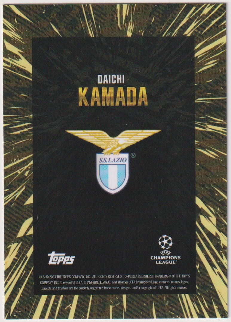 Topps X Whip Daichi Kamada SS Lazio UEFA Champions League Parallel Rare – Bild 2