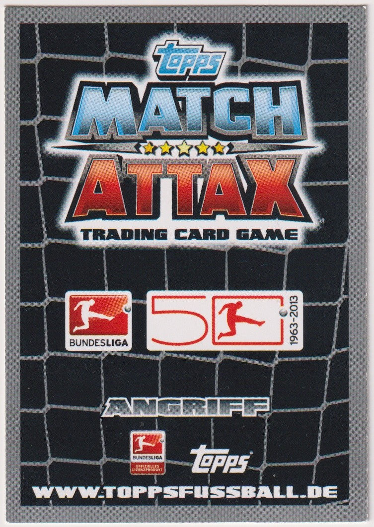Topps Match Attax Lukas Podolski 1. FC Köln BUNDESLIGA 50th Anniversary Parallel – Bild 2