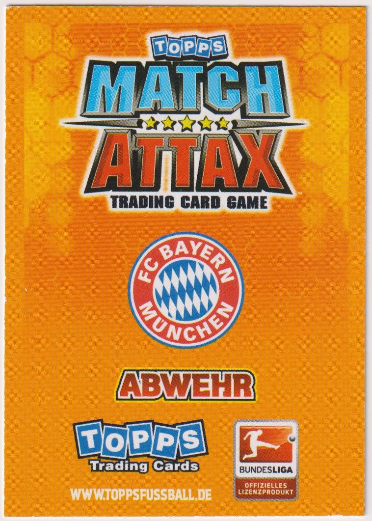 Topps Match Attax FC Philipp Lahm Bayern München Parallel Rare 219 – Bild 2