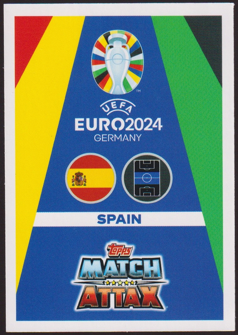 Topps Match Attax 2023-24 Pedri Spanien Parallel Rare – Bild 2