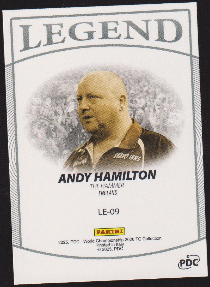 Panini PDC WC 2026 Andy Hamilton "The Hammer" Refractor Parallel – Bild 2