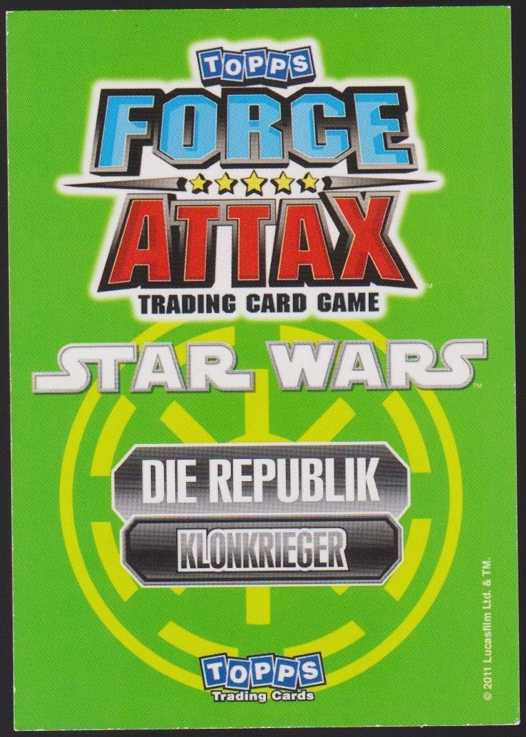 Topps Star Wars 2011 KLON-CAPTAIN REX Republik Klonkrieger TCG Rare #63 – Bild 2