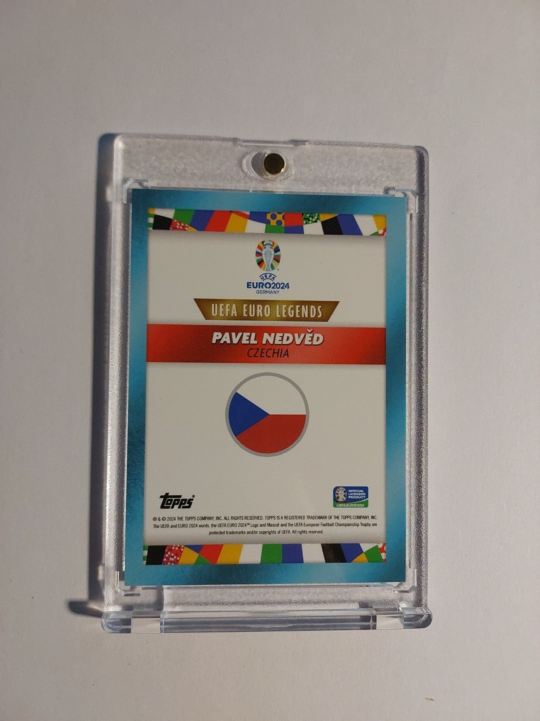 Topps Uefa Euro 2024 Pavel Nedved Tschechien Parallel 12/49 Refractor Ultra Rare – Bild 2