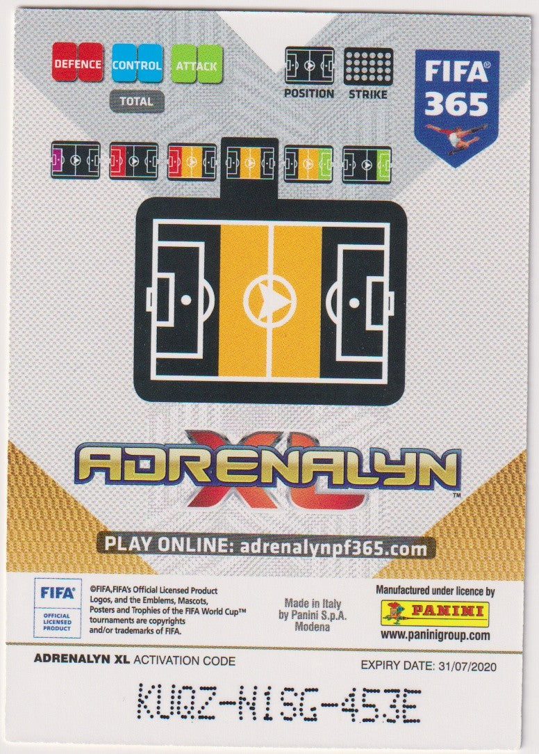 Panini S.p.A. Adrenalyn XL Valentino Lazaro Inter Milan FIFA 365 Parallel Rare – Bild 2