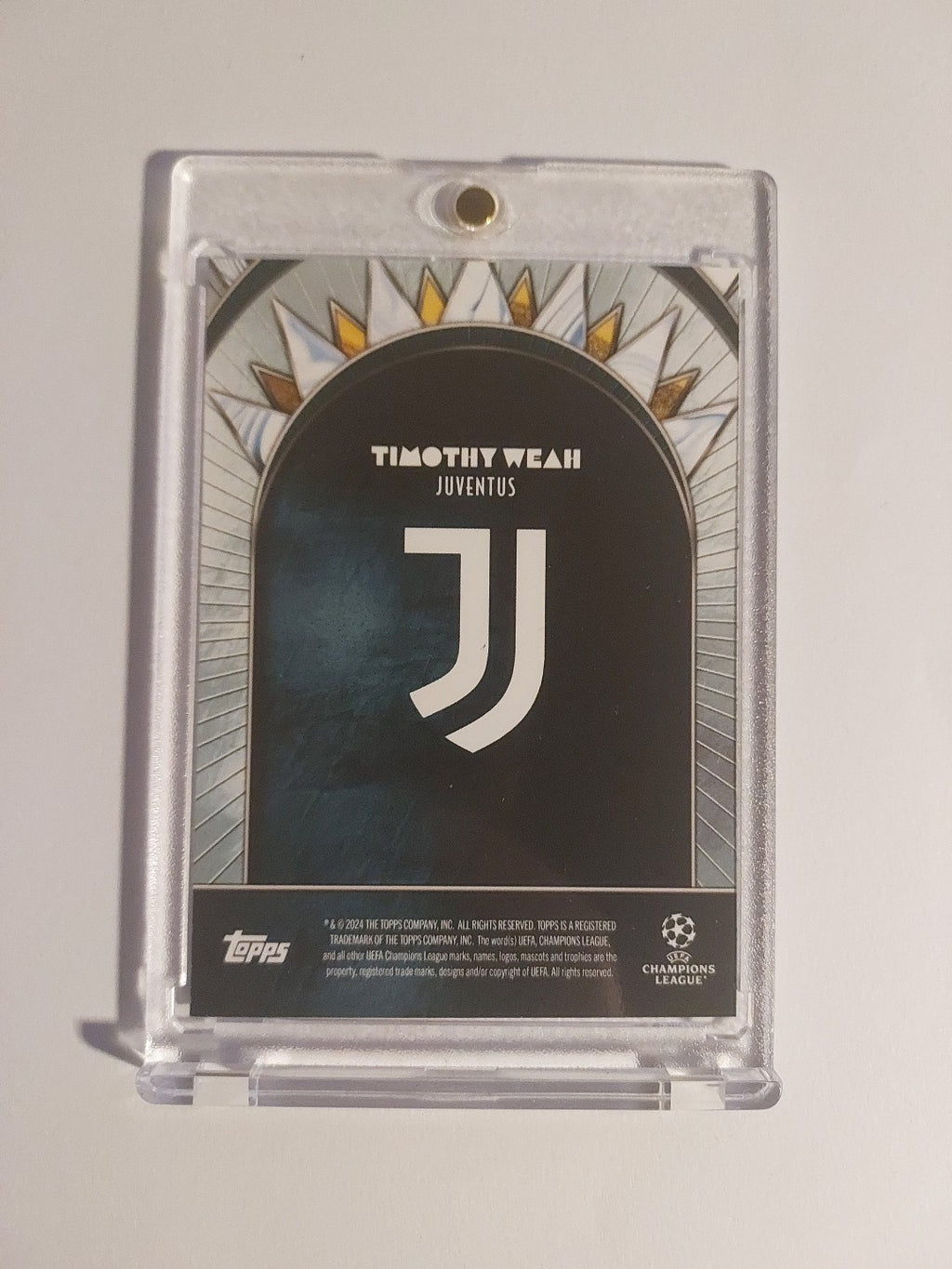 Topps Deco 2024-25 Timothy Weah Juventus Turin Parallel – Bild 2