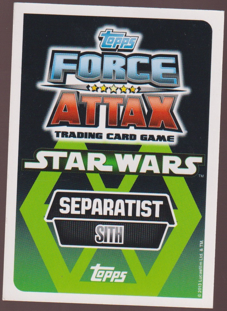 Topps Star Wars 2013 Darth Tyranus Separatist Sith TCG Rare – Bild 2