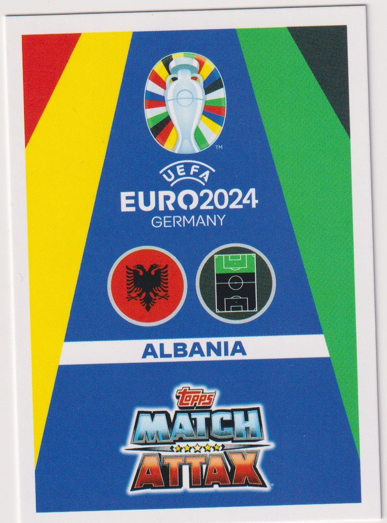Topps Match Attax 2023-24 Armando Broja Albania Parallel Rare – Bild 2