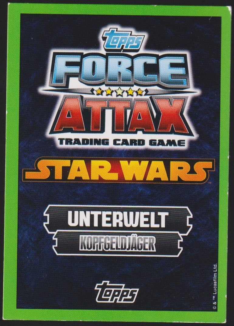 Topps Star Wars 2011 Bossk Unterwelt Kopfgeldjäger TCG Rare #90 – Bild 2