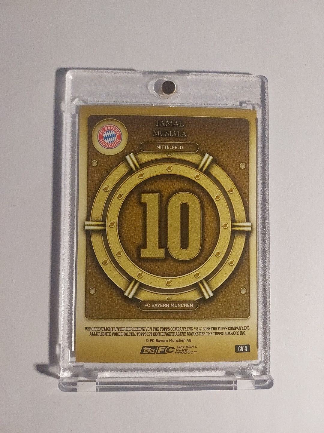 Topps Bayern München Tin Collector 2025-26 Jamal Musiala Parallel Gold Vault – Bild 2