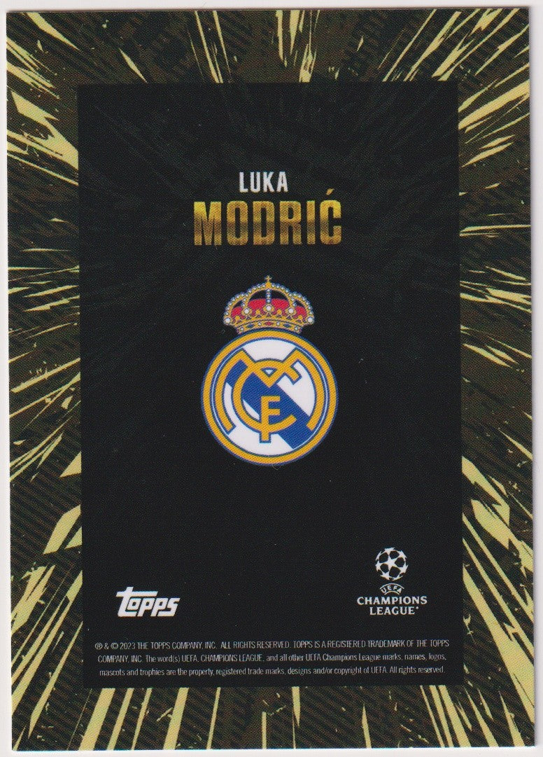 Topps GOLD Luka Modrić Real Madrid UEFA Champions League Parallel Rare – Bild 2
