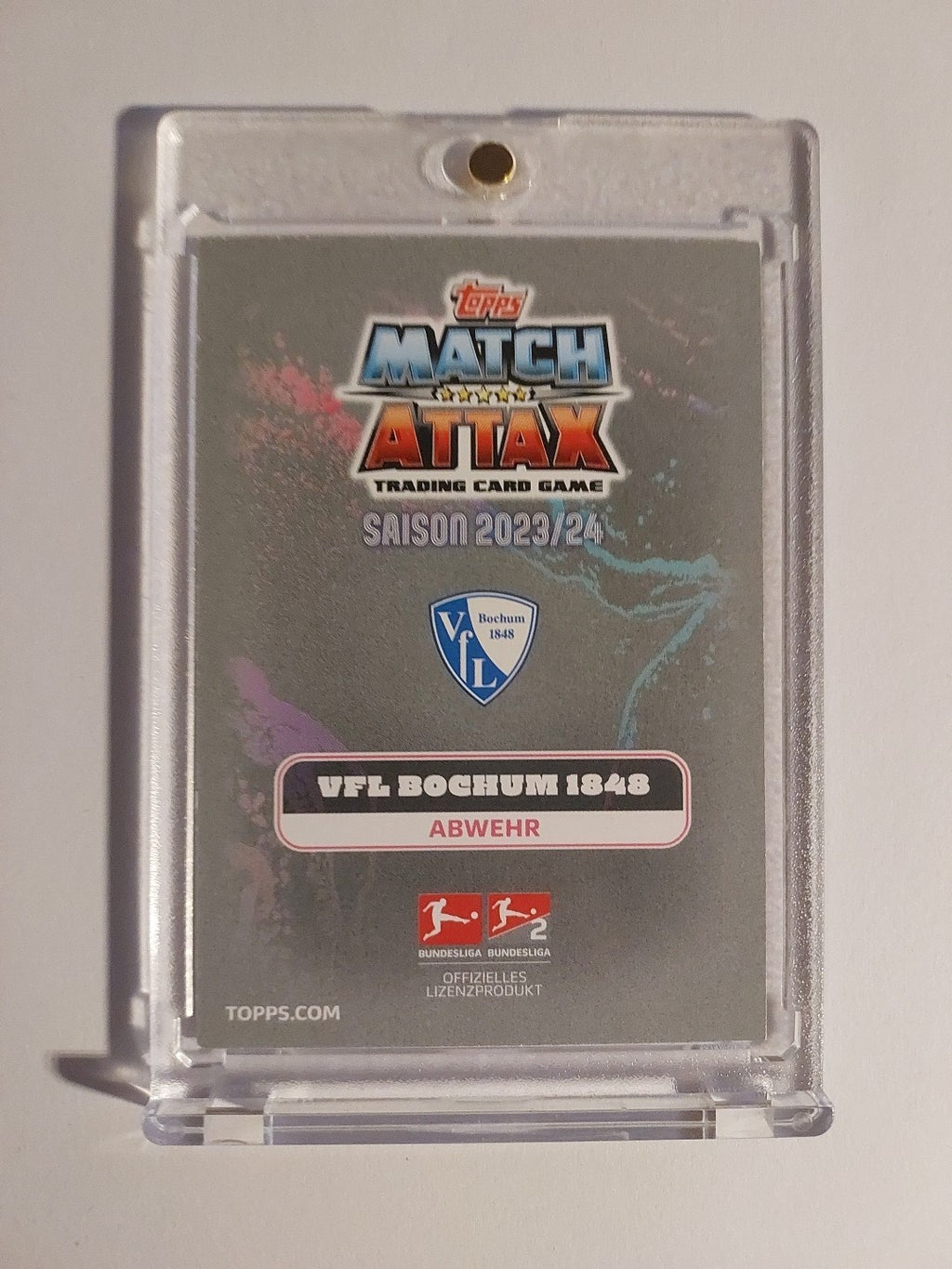 Topps Bundesliga 2023-24 Keven Schlotterbeck Vfl Bochum (On Card Auto) – Bild 2