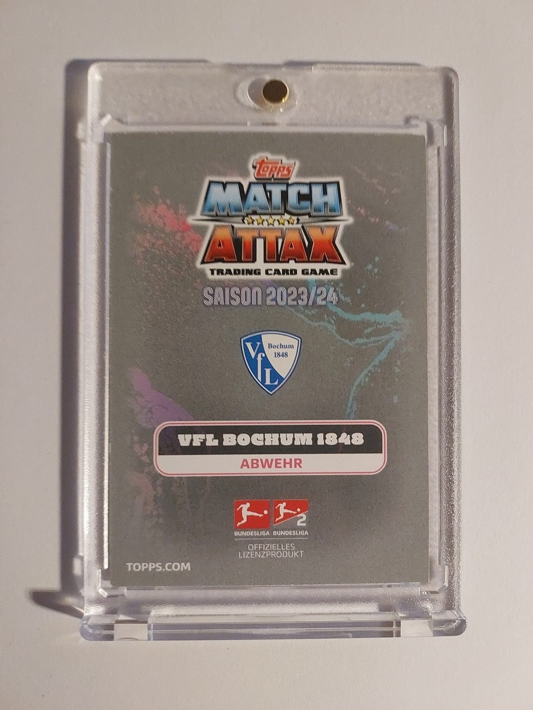 Topps Bundesliga 2023-24 Keven Schlotterbeck Vfl Bochum (On Card Auto) – Bild 2