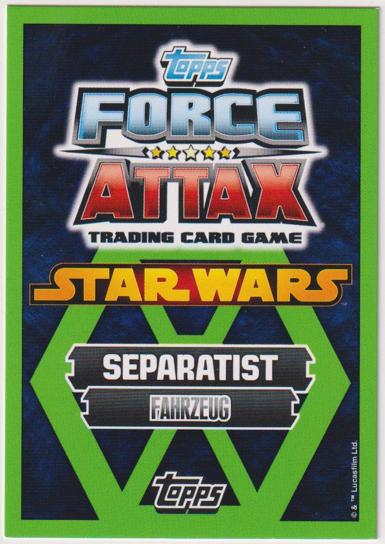 Topps Star Wars 2013 General Grievous' Gleiter Separatist Fahrzeug TCG Rare – Bild 2