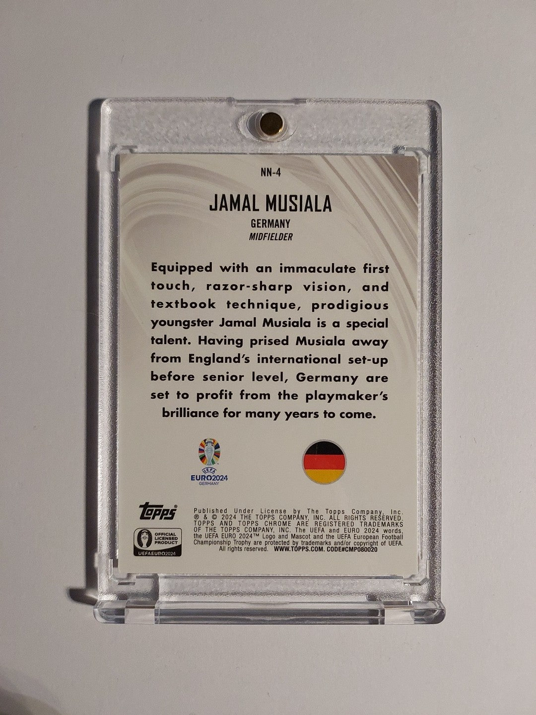Topps Uefa Euro 2024 Jamal Musiala Deutschland Parallel Refractor Insert Rare – Bild 2