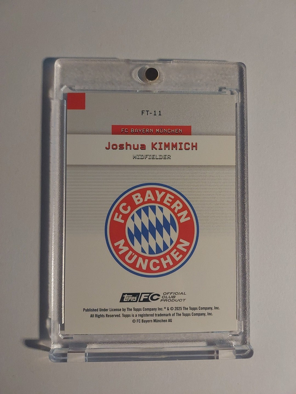 Topps Bayern Team Set 2025-26 Joshua Kimmich Parallel 10/99 Refractor Ultra Rare – Bild 2